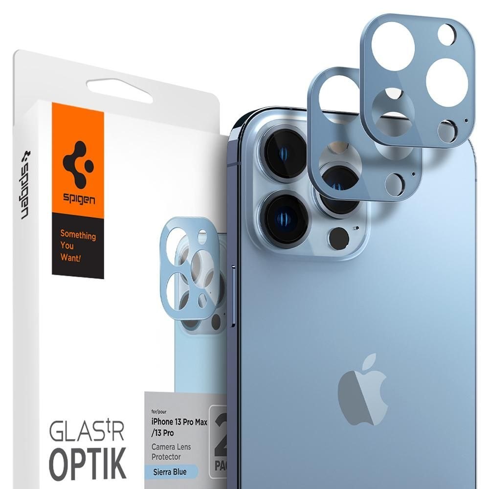 Osłona Aparatu Spigen Optik.tr 2x do iPhone 13 Pro / 13 Pro Max Sierra Blue