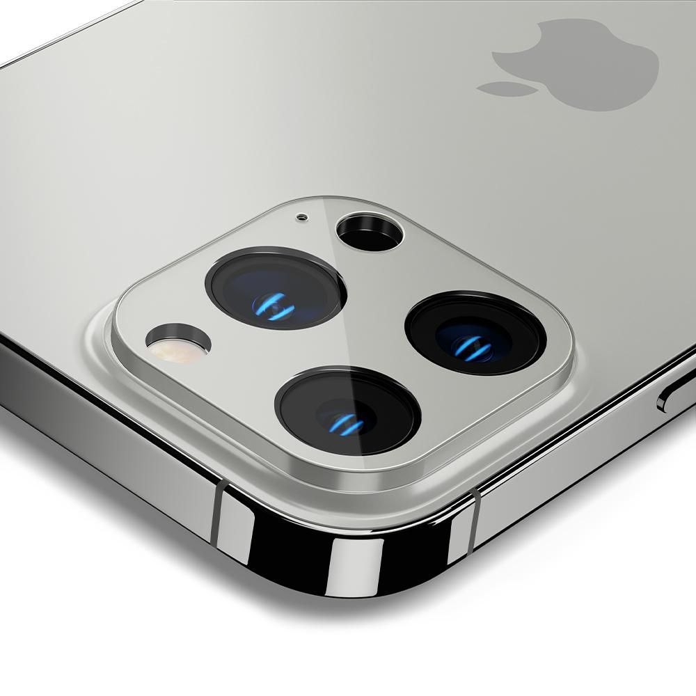 Osłona Aparatu Spigen Optik.tr 2x do iPhone 13 Pro / 13 Pro Max Silver