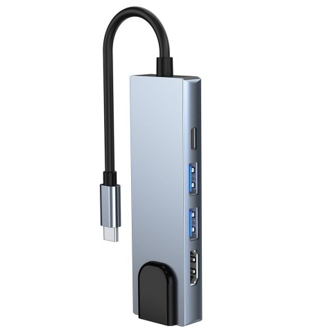 Adapter V3 5w1 do Laptopa Szary