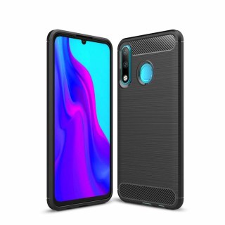 Elastyczne etui pokrowiec Carbon Case do Huawei P30 Lite czarny