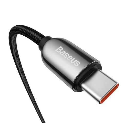 KABEL USB-C BASEUS Z MIERNIKIEM SZYBKIE ŁADOWANIE TYP-C 100W QC 4.0 5A 2M