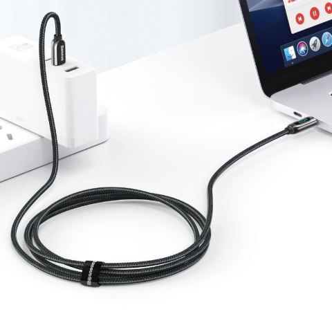 KABEL USB-C BASEUS Z MIERNIKIEM SZYBKIE ŁADOWANIE TYP-C 100W QC 4.0 5A 2M