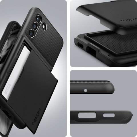 Etui Spigen Slim Armor Cs do Samsung Galaxy S21 Fe Black