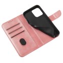 Etui Pokrowiec z Klapką Braders Case do iPhone 13 Pro Max różowy