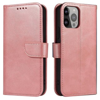 Etui Pokrowiec z Klapką Braders Case do Xiaomi Poco F3 / Redmi K40 Pro+ / K40 Pro / K40 różowy