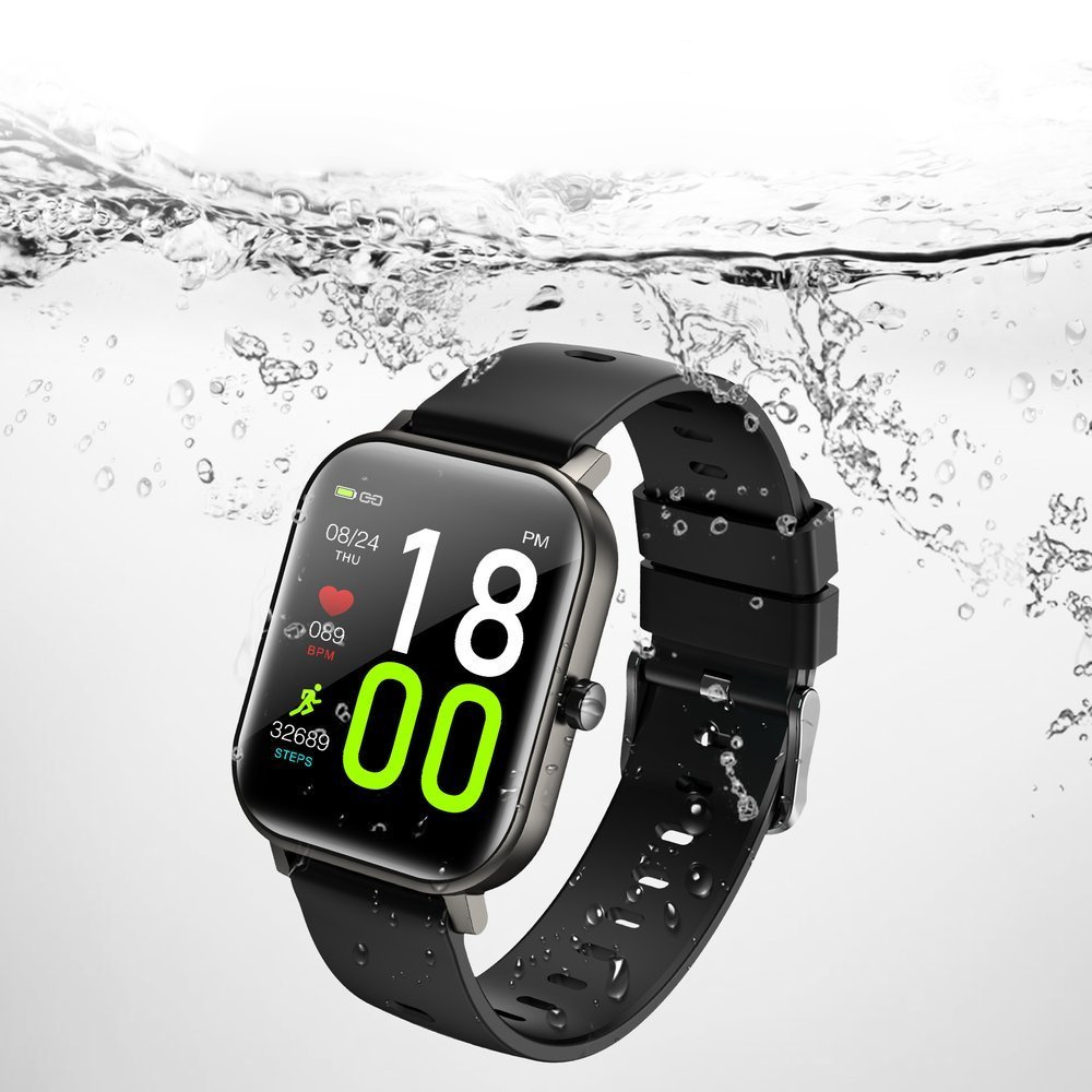 Smartwatch Joyroom 46mm z silikonowym paskiem (JR-FT1 Pro Gray)