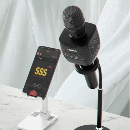 Bezprzewodowy mikrofon do karaoke Bluetooth 5.0 Dudao czarny