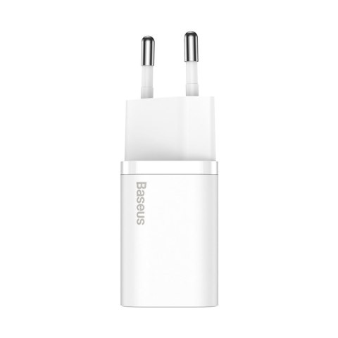 Baseus Super Si 1C szybka ładowarka USB Typ C 25W Power Delivery Quick Charge biały (CCSP020102)