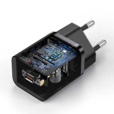 Baseus Super Si 1C szybka ładowarka USB Typ C 25W Power Delivery Quick Charge biały (CCSP020102)