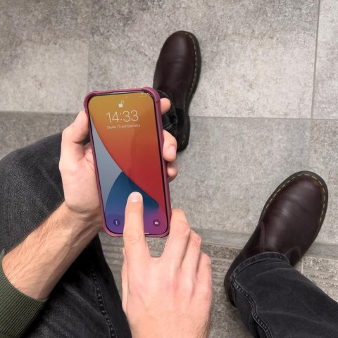 Card Armor Case etui pokrowiec do iPhone 11 Pro portfel na kartę silikonowe pancerne etui Air Bag pomarańczowy