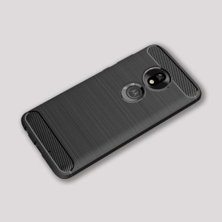 Etui Carbon Case do Motorola Moto G7 Play czarny