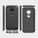 Etui Carbon Case do Motorola Moto G7 Play czarny