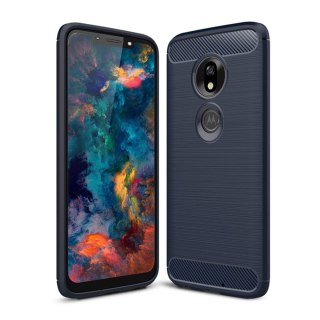 Elastyczne etui pokrowiec do Motorola Moto G7 Play niebieski