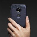 Elastyczne etui pokrowiec do Motorola Moto G7 Play niebieski