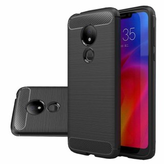 Etui Carbon Case do Motorola Moto G7 Power czarny