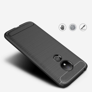 Etui Carbon Case do Motorola Moto G7 Power czarny