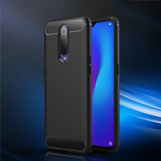 Elastyczne etui Carbon Case do Oppo RX17 Pro czarny