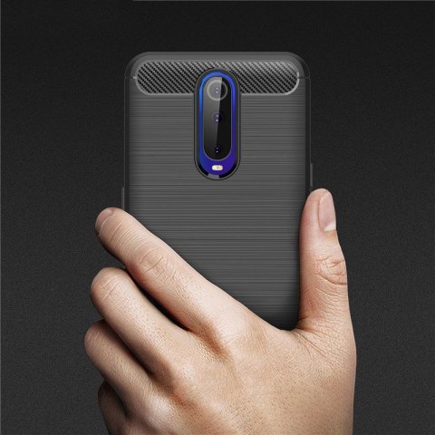 Elastyczne etui Carbon Case do Oppo RX17 Pro czarny