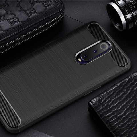 Elastyczne etui Carbon Case do Oppo RX17 Pro czarny