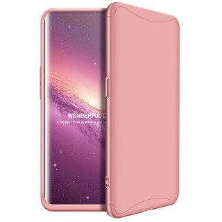 Etui na całą obudowę przód + tył do Oppo Find X różowy