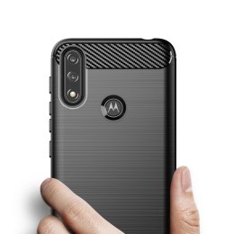 Etui Carbon Case Braders do Motorola Moto E7i Power czarny