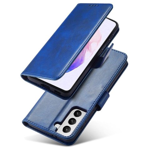 Etui z Klapką Magnet Case do Samsung Galaxy S22 Plus niebieski