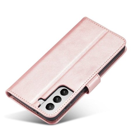 Etui z Klapką Magnet Case do Samsung Galaxy S22 Plus różowy