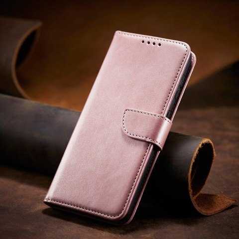 Etui z Klapką Magnet Case do Samsung Galaxy S22 Plus różowy