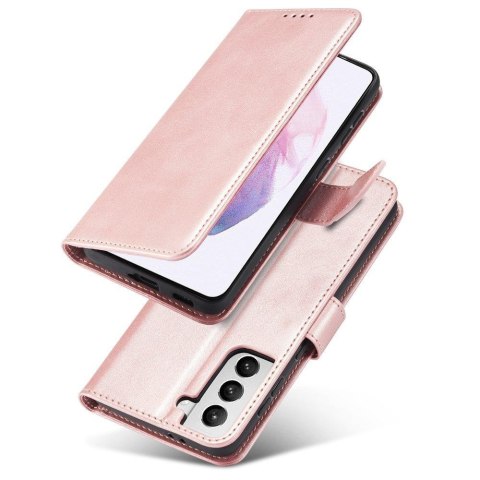 Etui z Klapką Magnet Case do Samsung Galaxy S22 Plus różowy