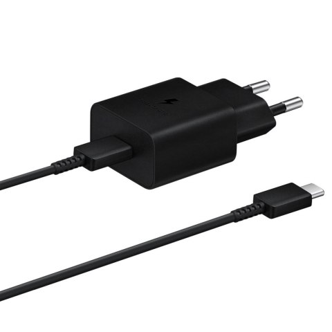 Samsung ładowarka sieciowa USB Typ C 15W PD AFC + kabel USB Typ C czarny (EP-T1510XBEGEU)