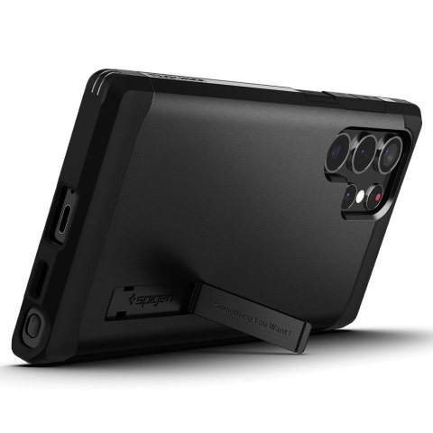 Etui Braders Spigen Tough Armor do Galaxy S22 Ultra Black