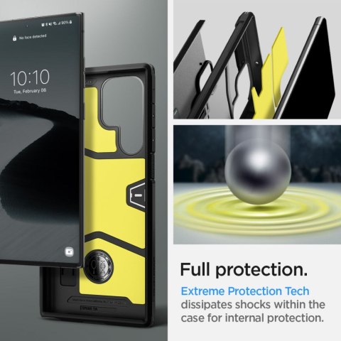 Etui Braders Spigen Tough Armor do Galaxy S22 Ultra Black