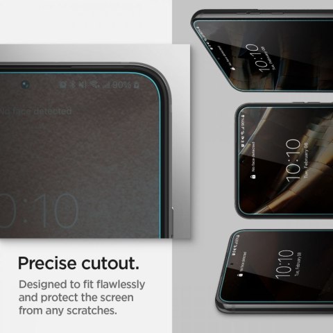 2x Szkło Hartowane Braders Spigen Glas.tr Ez Fit do Galaxy S22
