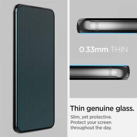 2x Szkło Hartowane Braders Spigen Glas.tr Ez Fit do Galaxy S22