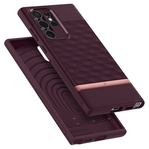 Etui Caseology Parallax do Galaxy S22 Ultra Burgundy