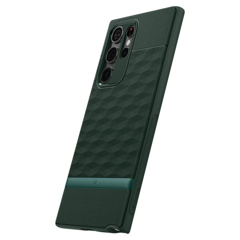 Etui Braders Caseology Parallax do Galaxy S22 Ultra Midnight Green