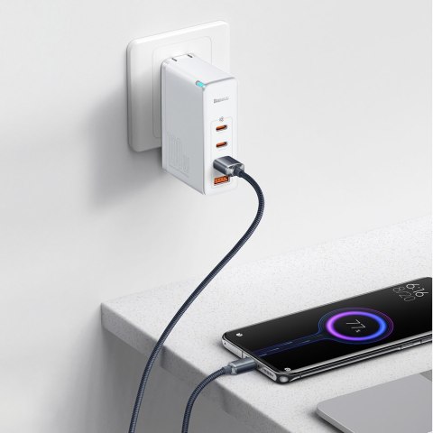 Baseus Crystal Shine Series kabel przewód USB do szybkiego ładowania i transferu danych USB Typ A - USB Typ C 100W 2m czarny (CA