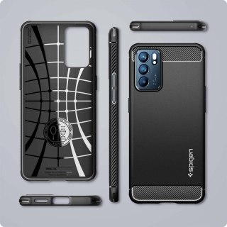 Etui Braders Spigen Rugged Armor do Oppo Reno 6 5G Matte Black