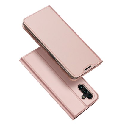 Etui Dux Ducis z klapką do Samsung Galaxy A13 5G / A04s różowy