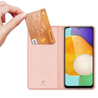 Etui Dux Ducis z klapką do Samsung Galaxy A13 5G / A04s różowy