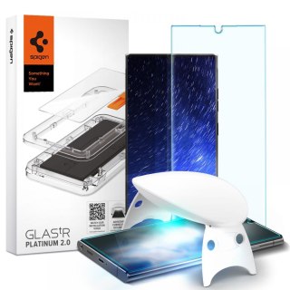 Szkło Hartowane Spigen UV Glas.tr Platinum do Galaxy S22 Ultra
