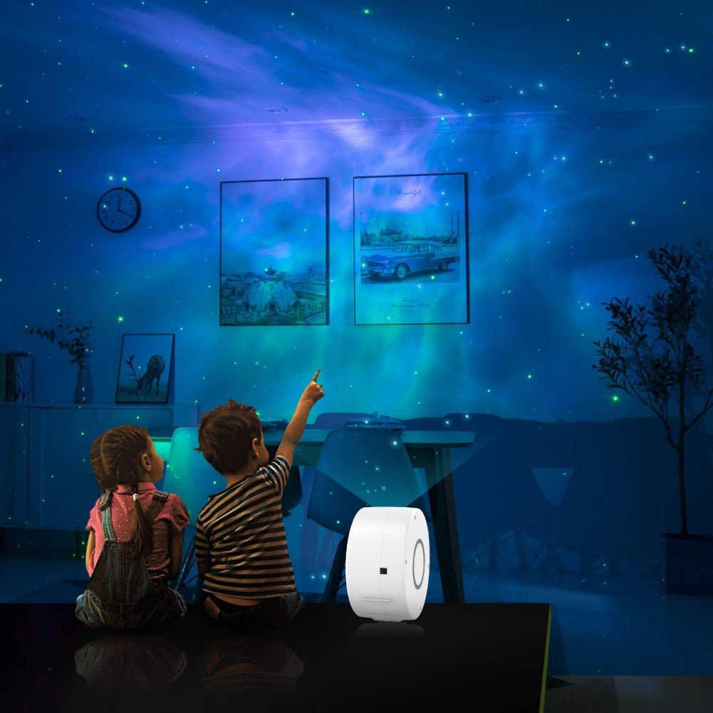 Lampka Nocna Projektor Gwiezdnego Nieba Kosmosu + Pilot