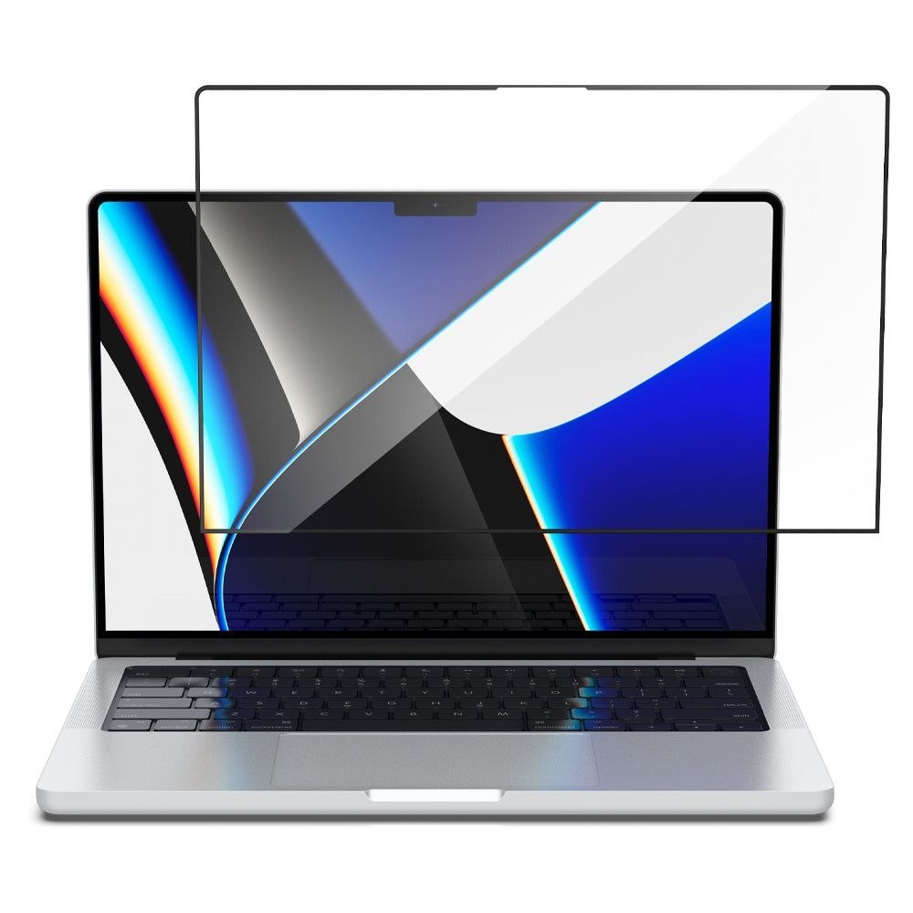 Szkło Hartowane Spigen Glass Fc do Macbook Pro 14 2021 Black