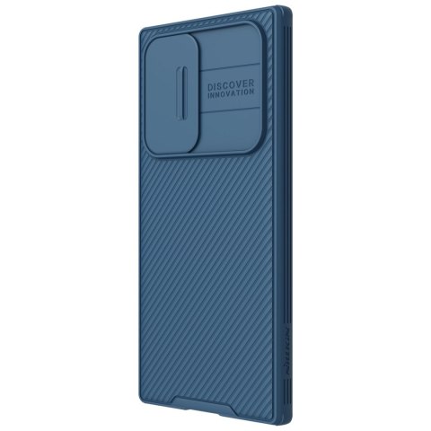 Etui Pancerne CamShield Pro Samsung Galaxy S22 Ultra osłona na aparat kamerę niebieski