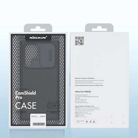 Etui Pancerne CamShield Pro Samsung Galaxy S22 Ultra osłona na aparat kamerę niebieski