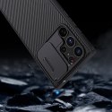 Etui Pancerne CamShield Pro Samsung Galaxy S22 Ultra osłona na aparat kamerę niebieski