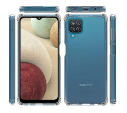Etui żelowe A-shock + Szkło Hartowane Płaskie do Samsung Galaxy A12