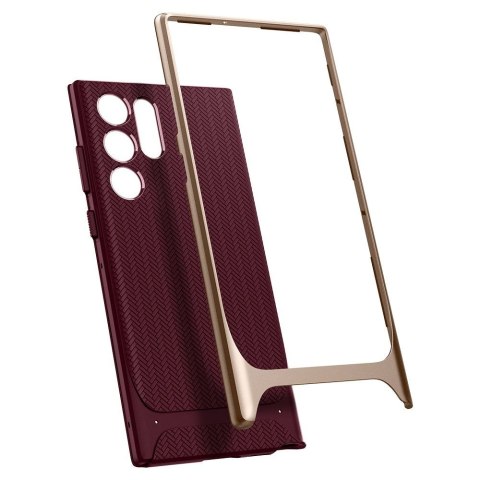 Etui Spigen Neo Hybrid do Galaxy S22 Ultra Burgundy