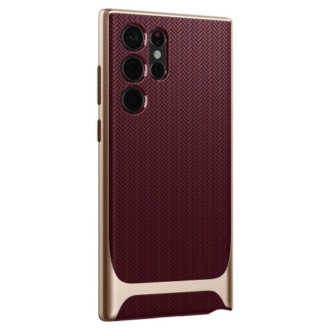 Etui Spigen Neo Hybrid do Galaxy S22 Ultra Burgundy