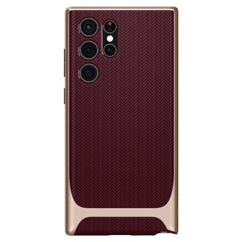 Etui Spigen Neo Hybrid do Galaxy S22 Ultra Burgundy